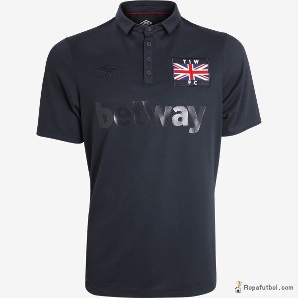 Camiseta West Ham United Replica Tercera Ropa 2016/17 Negro